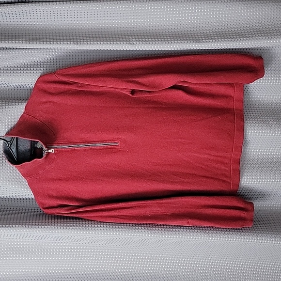 Banana Republic Other - Banana Republic Silk Cashmere 1/2 Zip Sweater Size XL